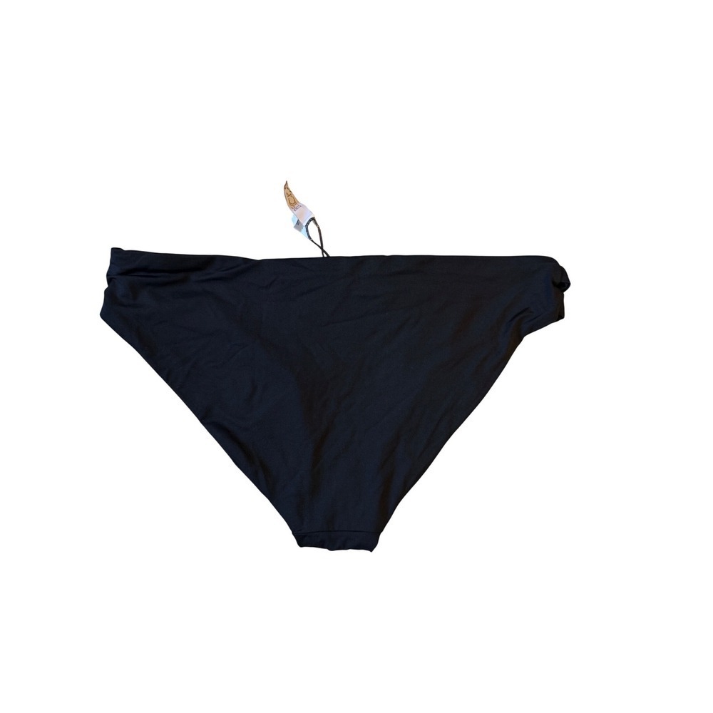 Becca by Rebecca Virtue Womens Black Cutout Hipster Bikini Bottom Large - Picture 7 of 9